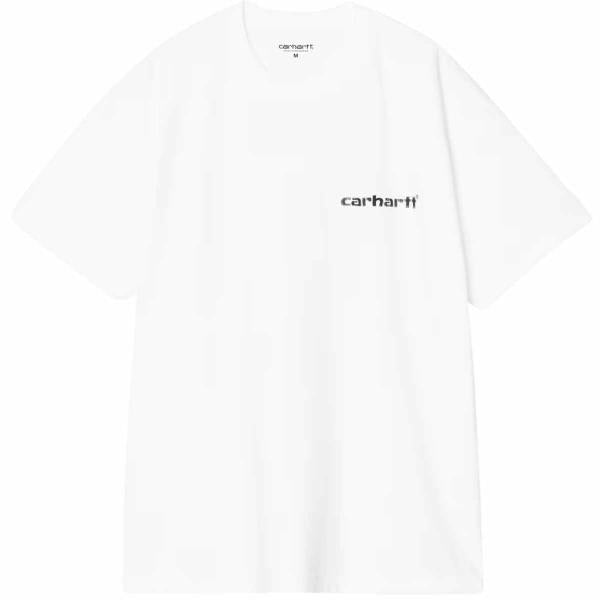 CARHARTT WIP S/S CAPS WHITE T-SHIRT