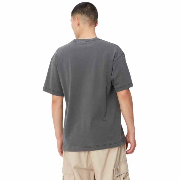 CARHARTT WIP S/S NELSON T-SHIRT BLACK (GARMENT DYED)