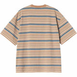 CARHARTT WIP S/S ZANE T-SHIRT STRIPE PEANUT