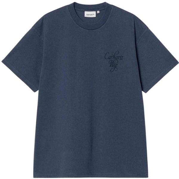 CARHARTT WIP VISTAGE T-SHIRT BLUE (STONE WASHED)