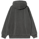 CARHARTT WIP HOODED VISTA JACKET BLACK (GARMENT DYED)