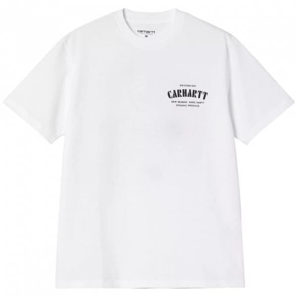 CARHARTT WIP S/S CATALOGUE C LOGO WHITE T-SHIRT