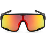Matte Black Lenti Red Mirror