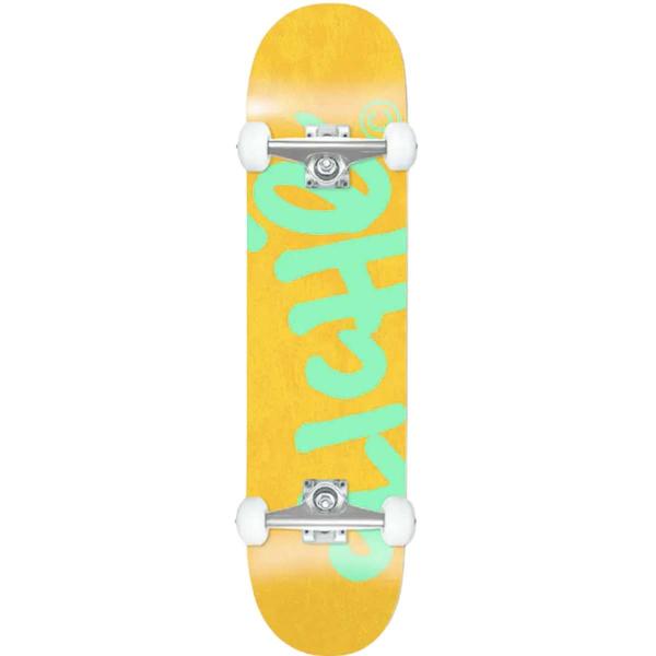CLICHE HANDWRITTEN YELLOW/GREEN 7.75'' SKATEBOARD COMPLETO