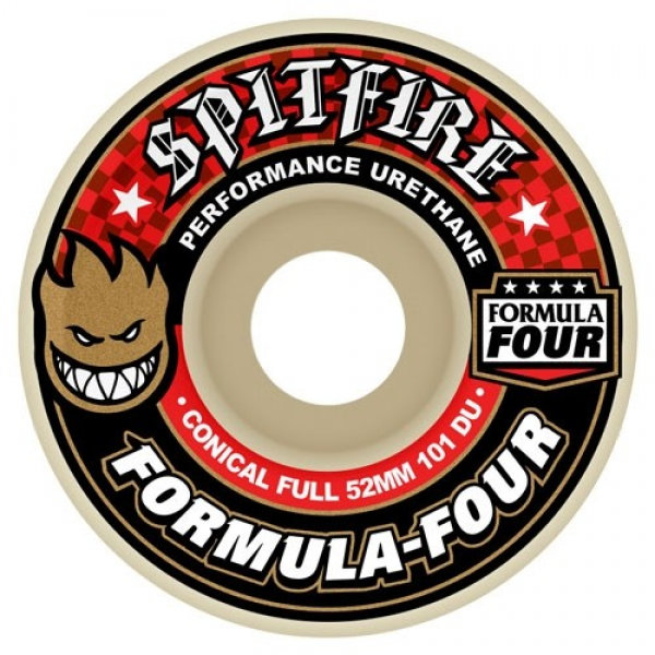 SPITFIRE WHEELS FORMULA FOUR CONICAL FULL RUOTE SKATEBOARD
