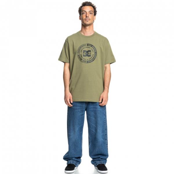 DC CORPO HHS  DEEP LICHEN GREEN T-SHIRT