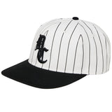 DC DUGOUT SNAPBACK WHITE PINSTRIPE CAPPELLO