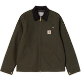 CARHARTT WIP DETROIT JACKET OLIVE/BLACK (RIGID)