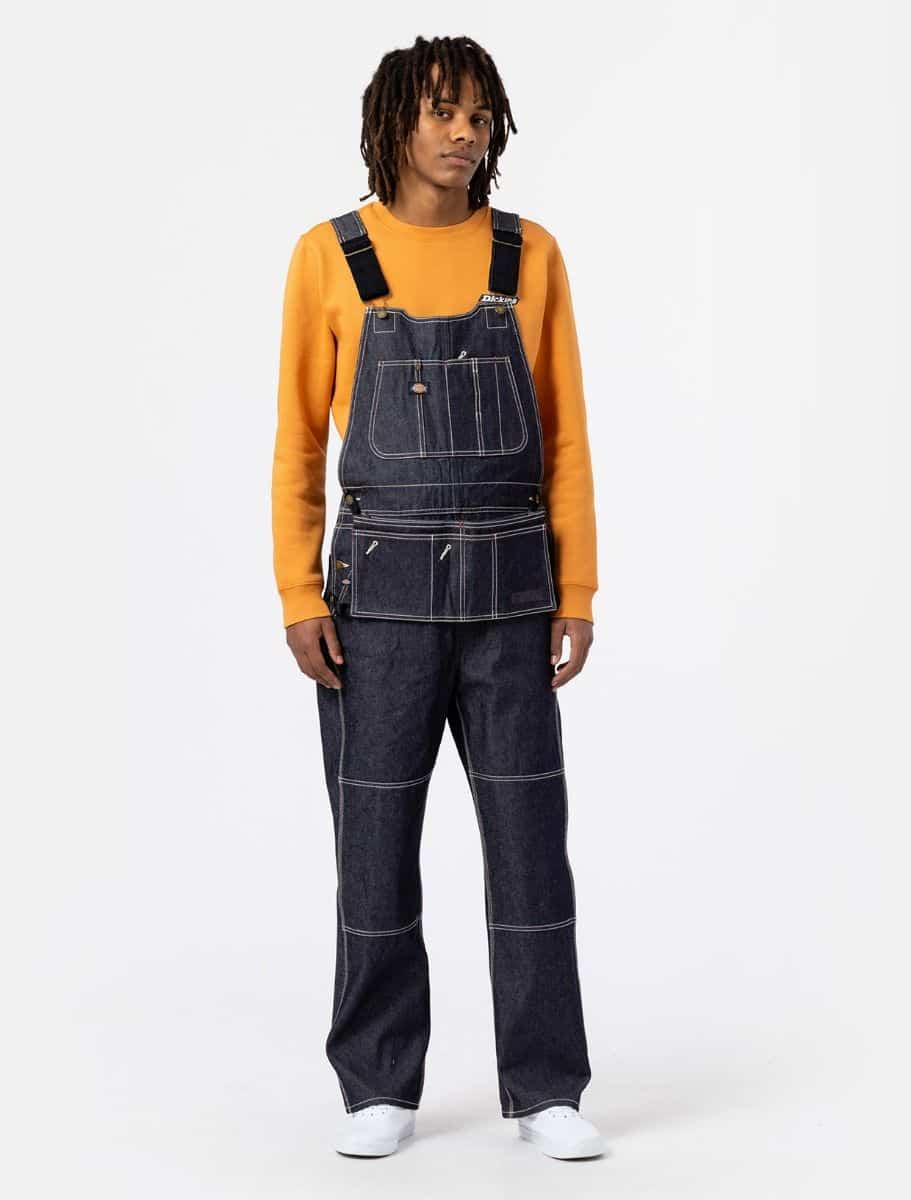 DICKIES DENIM 100 RAW SALOPETTE