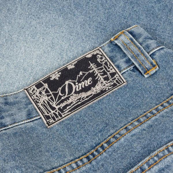 DIME CLASSIC DENIM SHORTS SANDBLASTED INDIGO