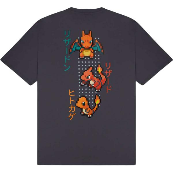 DOLLY NOIRE POKEMON CHARIZARD EVOLUTION T-SHIRT