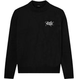 DOLLY NOIRE DLYNR LB STAMP SWEATER BLACK MAGLIONE