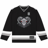 DOLLY NOIRE GOAT HOCKEY CREWNECK BLACK