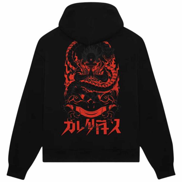 DOLLY NOIRE CYBER KAEURU NYOBO HOODIE BLACK FELPA