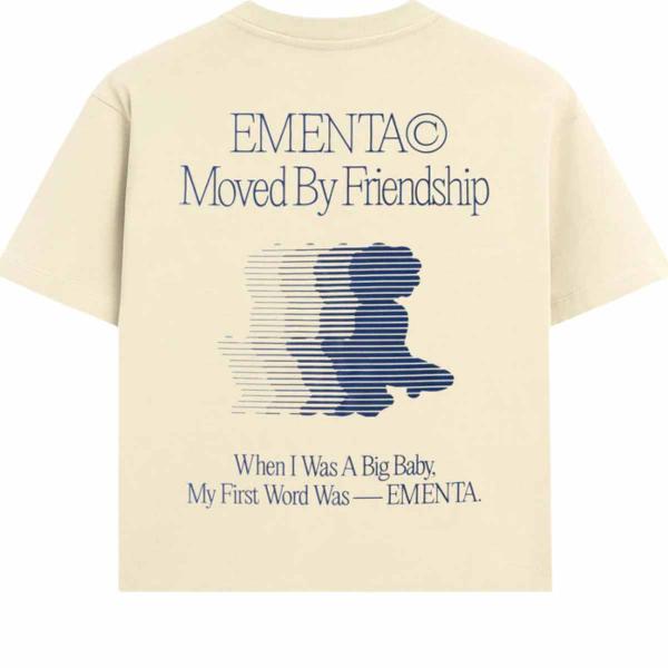 EMENTA FRIENDSHIP FIRST T-SHIRT OFF WHITE