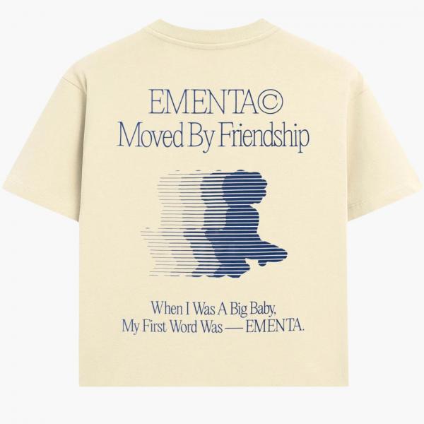 EMENTA FRIENDSHIP FIRST S/S OFF WHITE T-SHIRT