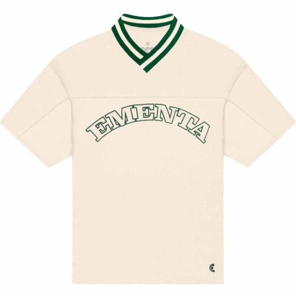 EMENTA JOBI JERSEY KIT T-SHIRT OFF WHITE/GREEN