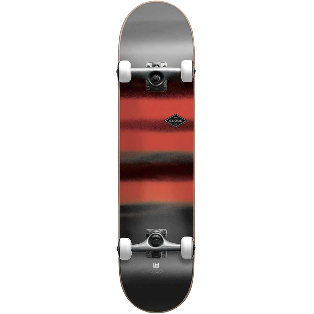 GLOBE G1 FULL ON 8.0 CHARCOAL/CHROMATIC SKATEBOARD