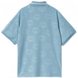 CARHARTT WIP S/S HARTT'S FOOTBALL HEART TRAIN JACQUARD BLUEBIRD T-SHIRT