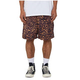 HUF 89 PRINTED EASY SHORT BROWN