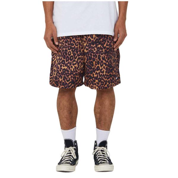 HUF 89 PRINTED EASY SHORT BROWN