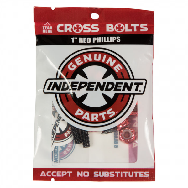 INDEPENDENT GENUINE PARTS PHILLIPS HARDWARE 1 IN BLACK/RED VITI