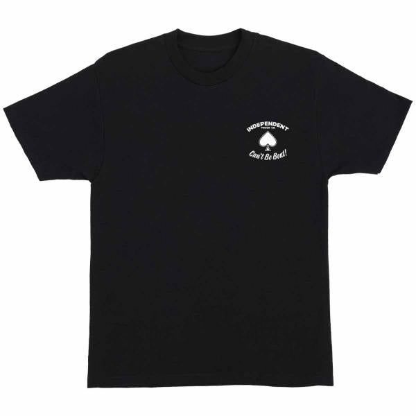 INDEPENDENT ROYAL FLUSH BLACK T-SHIRT