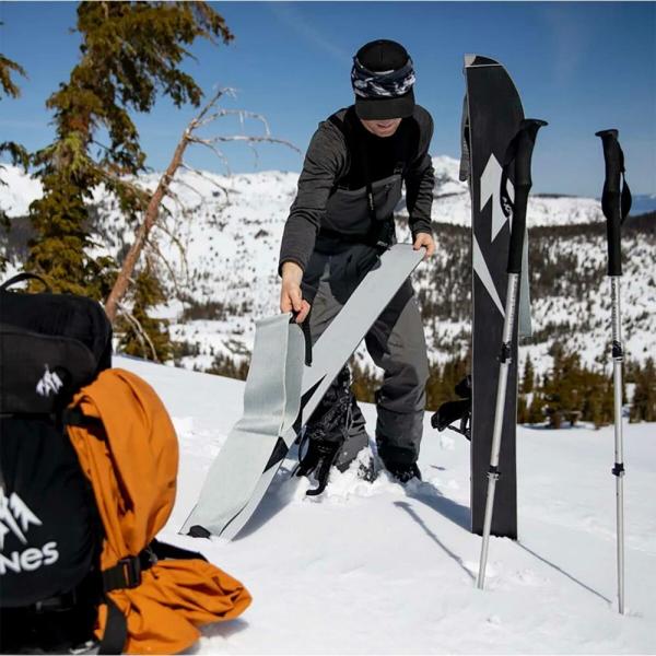 JONES SOLUTION SPLITBOARD 161 TAVOLA SNOWBOARD + NOMAD QUICK TENSION TAIL CLIP B GREY PELLI