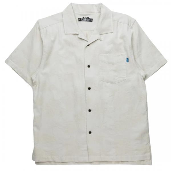 KAVU DECKHOUSE SHORT SLEEVE SHIRT TROPICAL SANDS