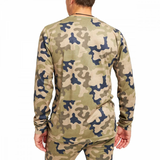 BURTON MIDWEIGHT CREW MARTINI OLIVE TERRA CAMO MAGLIA TERMICA