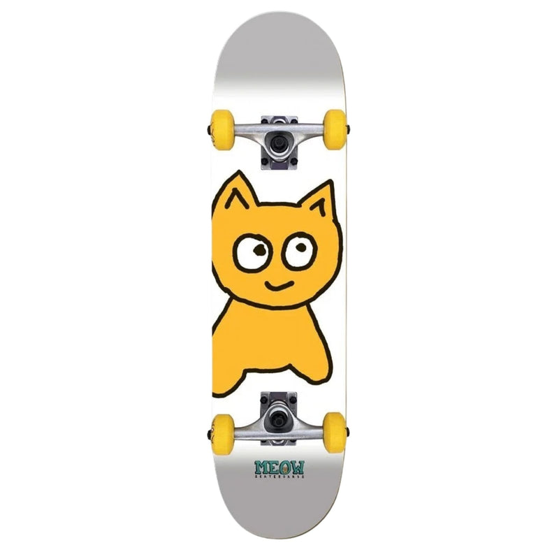 MEOW BIG CAT GALAXY WHITE 7.5'' SKATEBOARD