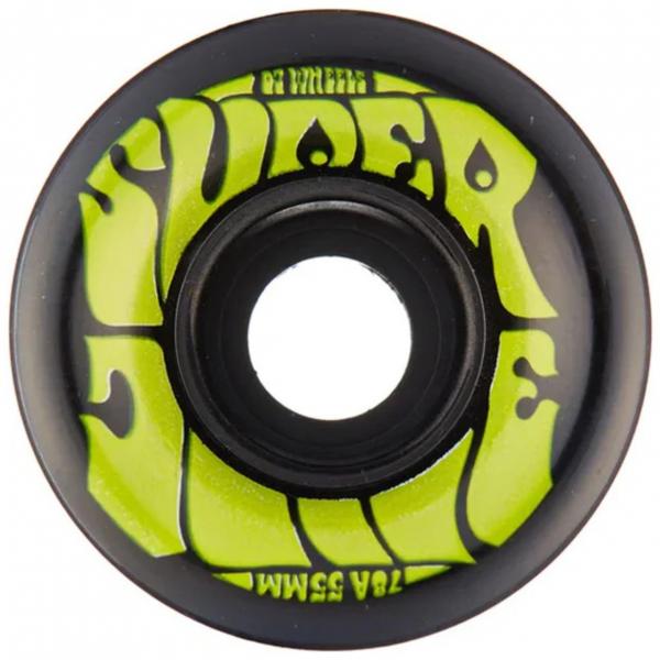 OJ WHEELS MINI SUPER JUICE 55mm - 78A BLACK RUOTE