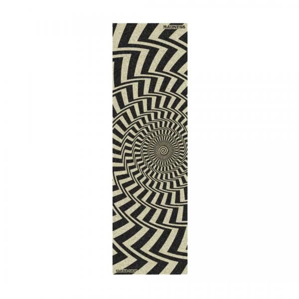 MOB ACID SWIRL CLEAR BLACK GRIPTAPE 10x33