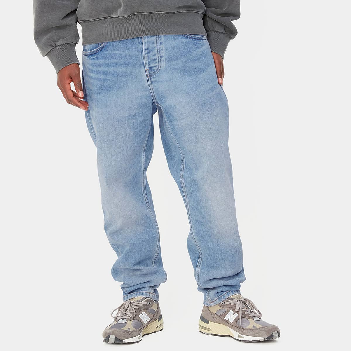 CARHARTT WIP NEWEL PANT BLUE (LIGHT USED WASH)