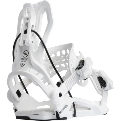 NIDECKER FLOW FENIX WHITE ATTACCHI SNOWBOARD