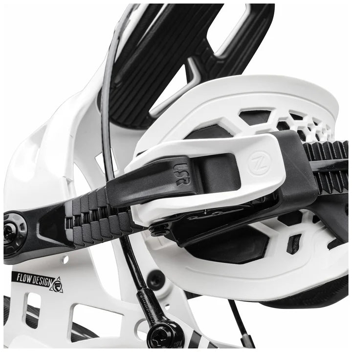 NIDECKER FLOW NX2 HYBRID WHITE ATTACCHI SNOWBOARD