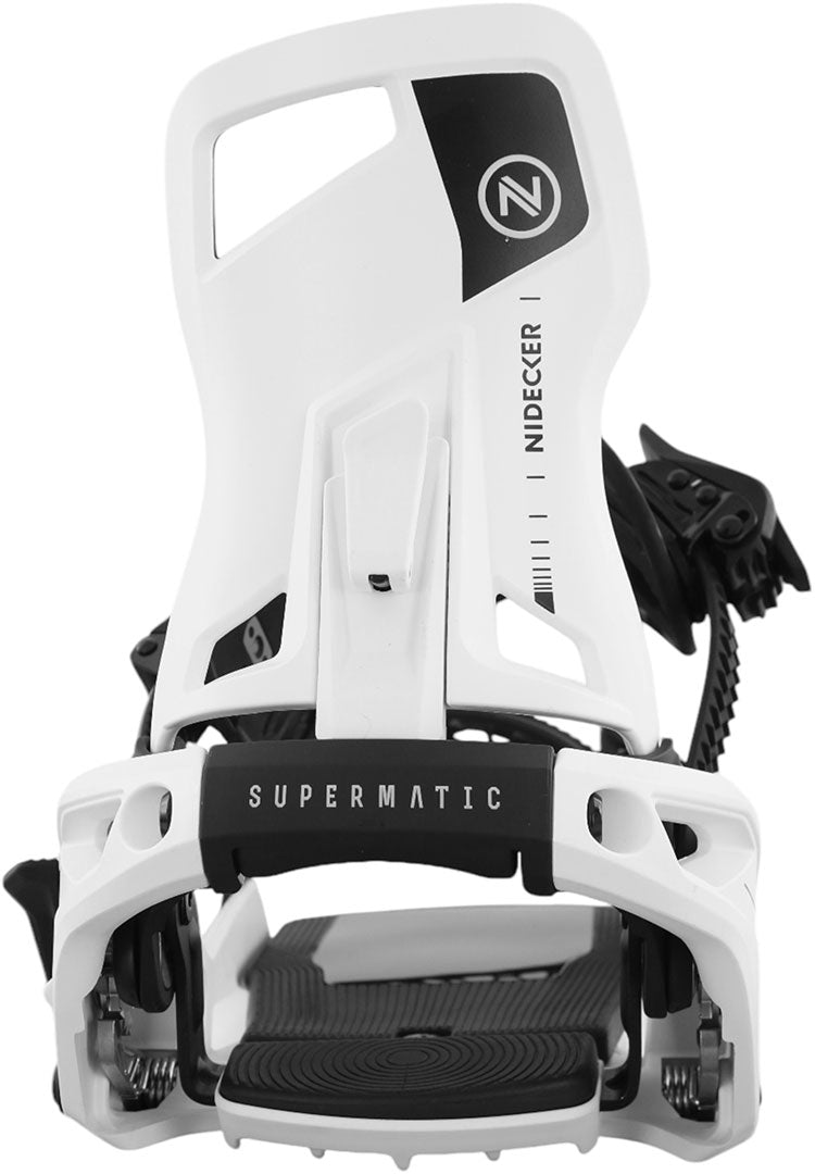 NIDECKER OG SUPERMATIC WHITE ATTACCHI SNOWBOARD