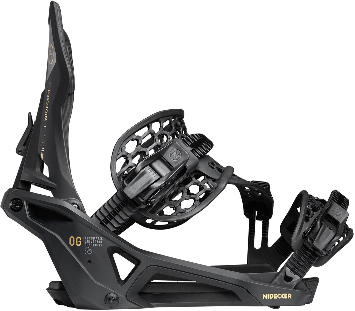 NIDECKER OG SUPERMATIC BLACK ATTACCHI SNOWBOARD