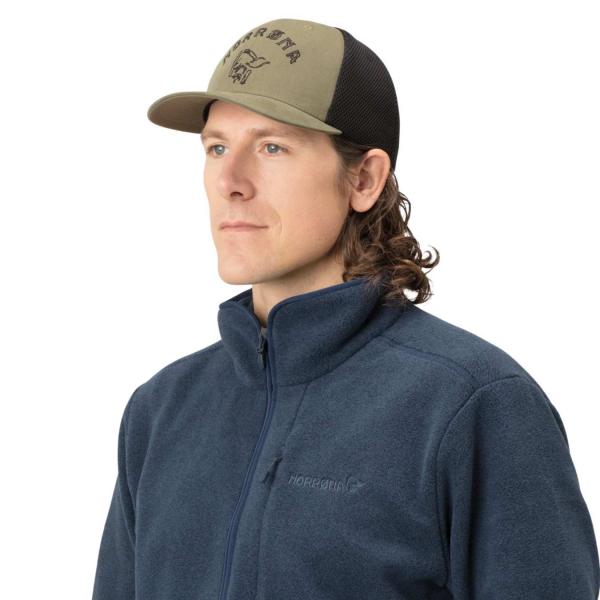 NORRONA /29 FLEXIT 3D CAP OLIVE NIGHT/CAVIAR BLACK CAPPELLO