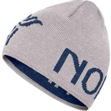 NORRONA /29 MID MERINO ULL LOGO BEANIE GREY MELANGE