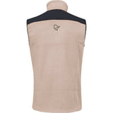 NORRONA TROLLVEGGEN WARM3 VEST WINTER TWIG SMANICATO IN PILE