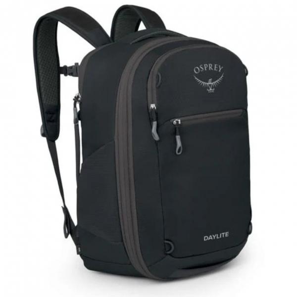 OSPREY DAYLITE EXPANDABLE TRAVEL PACK 26+6 BLACK ZAINO