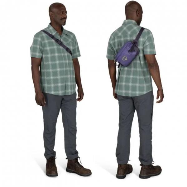 OSPREY TRANSPORTER WAIST PACK EUPHORIA PURPLE MARSUPIO