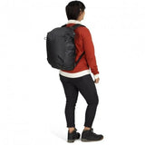 OSPREY TRANSPORTER ZINCH RAVEN BLACK ZAINO VIAGGIO