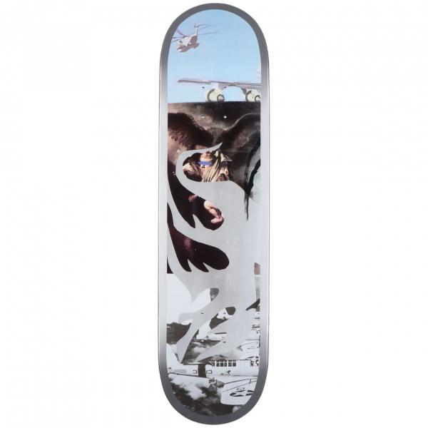 POETIC COLLECTIVE - SILVER PLANE FRAME 8.375" TAVOLA SKATEBOARD