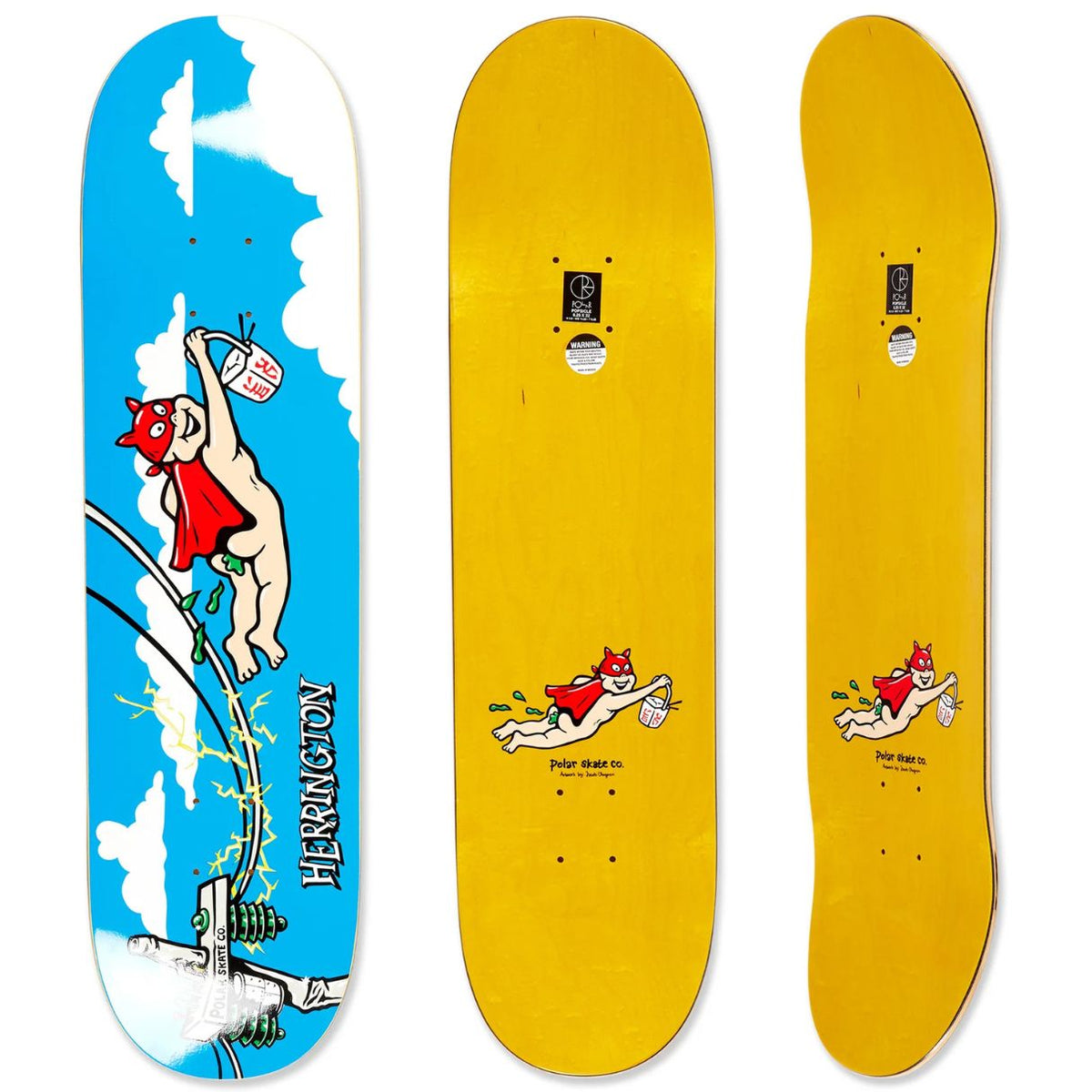 POLAR AARON HERRINGTON TAKE AWAY TAVOLA SKATEBOARD