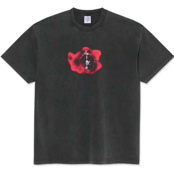 POLAR METAL LOGO T-SHIRT SILVER BLACK