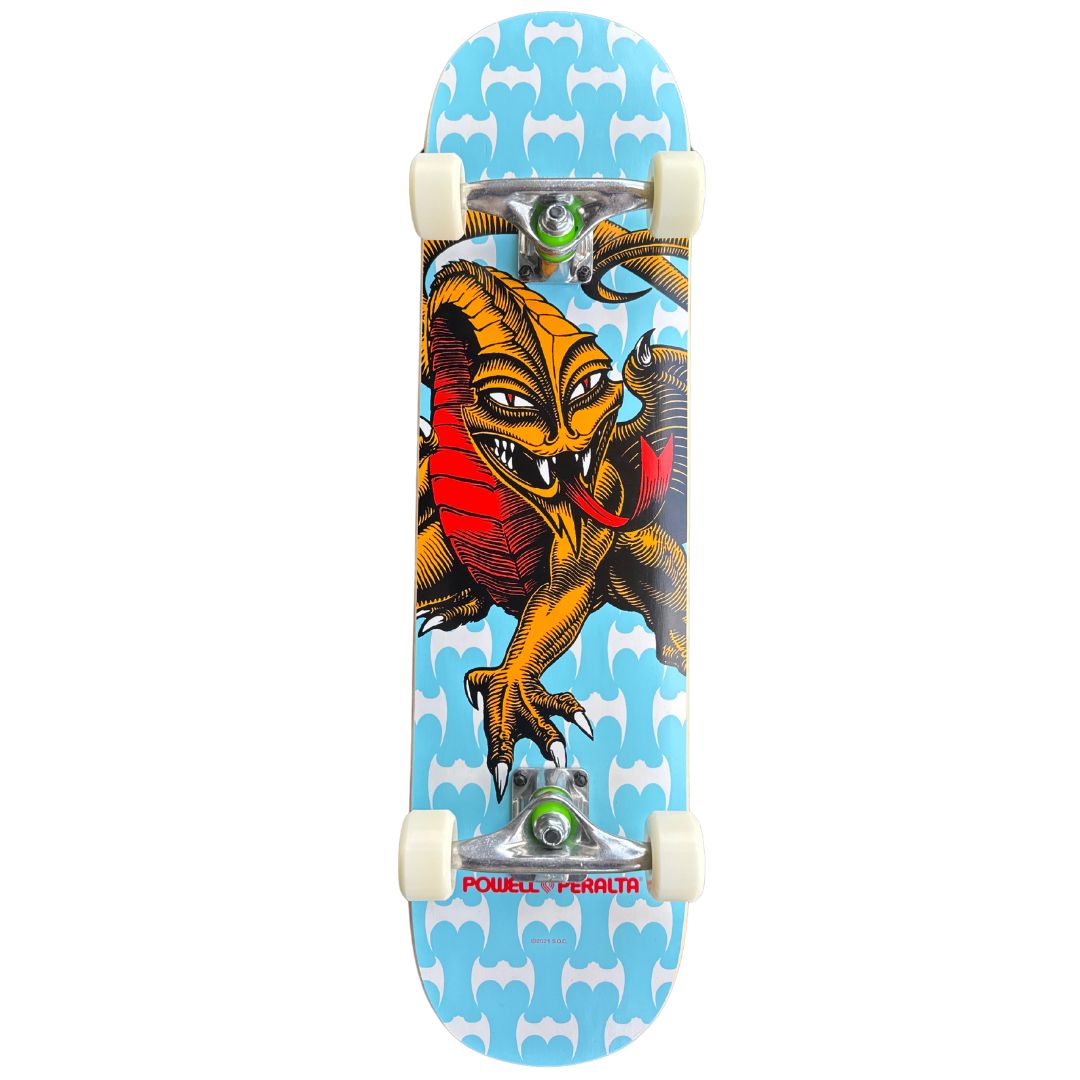 POWELL PERALTA DRAGON LIGHT 7.75" SKATEBOARD COMPLETO