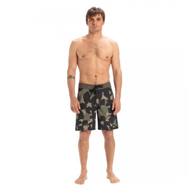 QUIKSILVER BOARDSHORT HIGHLINE ARCH 19'' GRAPE LEAF HANDTMAN COSTUME