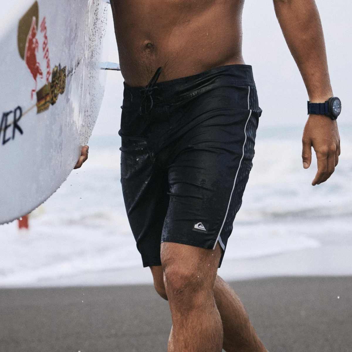 QUIKSILVER BOARDSHORT HIGHLINE PRO 20"' BLACK COSTUME